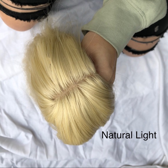 Long Wavy Blonde Wig 28” Center Middle Part - Picture 8 of 14